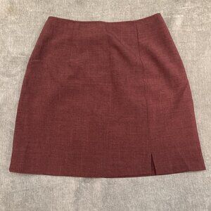 Women's Burgundy and Red Skirt